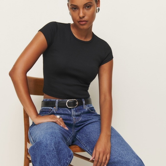 Reformation MUSE tee black small - Picture 3 of 3